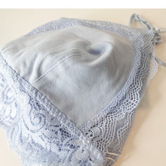 ❤️2 for $ 14❤️NEW Periwinkle Cotton Lace Bra with T back and Adjustable straps - Picture 6 of 7